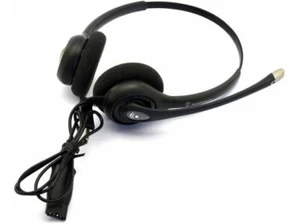 CUFFIA Plantronics SupraPlus HW261N Biurale conferenze call center chiamate - Foto 1 di 3