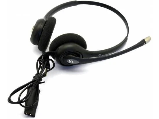 CUFFIA Plantronics SupraPlus HW261N Biurale conferenze call center chiamate - Immagine 1 di 3