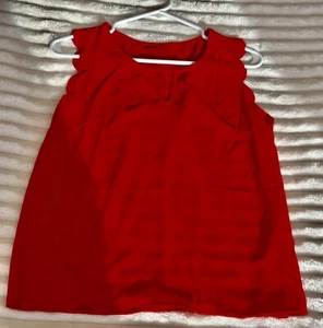 SHEIN Red Small Tank- Lightweight- Never worn- Dress up or down- Great Cond - Picture 1 of 5