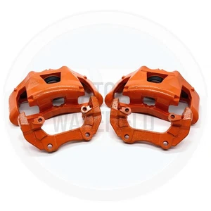 FITS FORD FOCUS 2.5 ST MK2 FRONT LEFT RIGHT BRAKE CALIPER CARRIER SLIDERS ORANGE - Picture 1 of 8