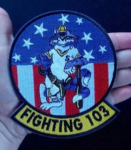 F-14 Tomcat VF-103 Patch SLUGGERS NAVY MILITARY PATCH FIGHTING 103 - Picture 1 of 5