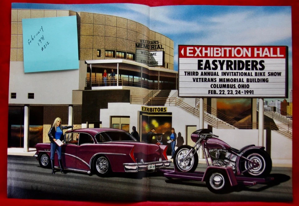 Easyriders Magazine David Mann Centerfold only #212 February 1991 Near Mint Cond - Imagem 1 de 1