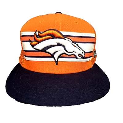 Бейсболка с плоским козырьком Denver Broncos NFL кепка New Era 9FIVE с чернилами на боковой линии - Изображение 1 из 4