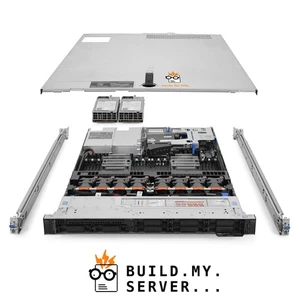 Serveur Dell PowerEdge R640 2x argent 4114 2,20 GHz 20 cœurs 288 Go RAM 8x 1 To - Photo 1/5