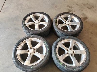 06-10 PONTIAC SOLSTICE WHEEL RIM WITH TIRE SET OF 245/45ZR18 INCH, OEM LOT3599 - Image 1 of 4