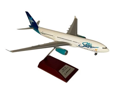 Hogan Wings Star Airlines Airbus A330-200 1:200 1/200 Model Desk Plane 2004 Read - Image 1 of 4