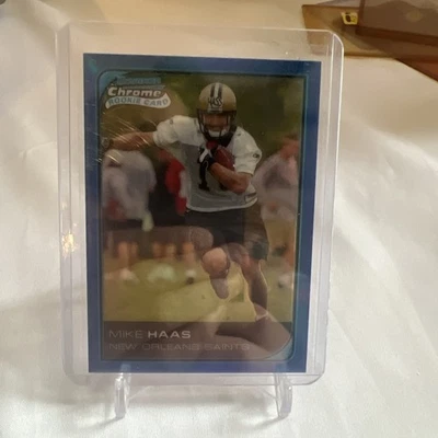 2006 Bowman Chrome Blue Refractor /150 Mike Hass #267 Rookie RC - Image 1 of 2