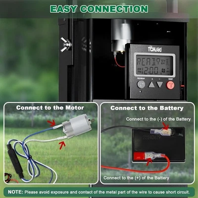 Кормушка для игры цифровой таймер олень 6 В / 12 В комплект кормление коз 8 кормов время программы мотор - Изображение 1 из 4