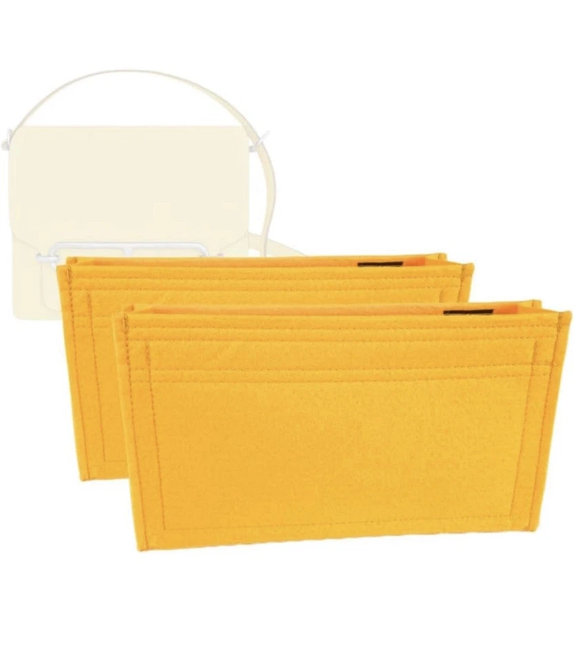 Zoomoni Organizador Inserto para Hermes Roulis 23 - Hecho a Mano Naranja Nuevo (1 inserto) Foto 1 de 4