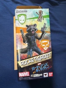 Bandai SH Figuarts rocket and Baby Groot Guardians Galaxy vol 2 - Picture 1 of 4