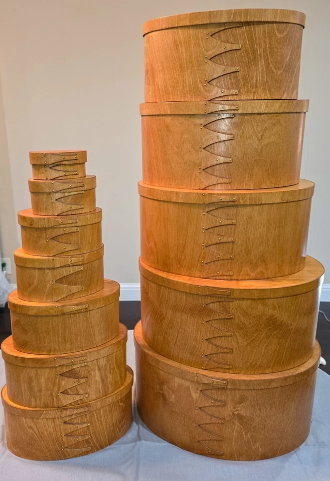 Juego apilable de 12 cajas agitadoras Quaker Woods Foto 1 de 3