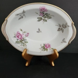 Rosa By Noritake 10 5/8" Oval Vegetable Bowl Gold Trim - Picture 1 of 6