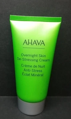 Крем для снятия стресса AHAVA Mineral Radiance OVERNIGHT SKIN 1,7 жидкой унции НОВЫЙ и запечатанный - Изображение 1 из 4