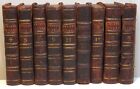 The Works of Dr. Jonathan Swift 1751 Nine Volumes, leather bindings