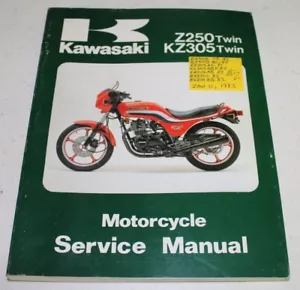 Manual de servicio de fábrica Kaw KZ305 EX305 Z250 '79-'83 ~ 046-2 - Imagen 1 de 6