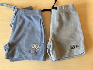 2 pairs x baby boy blue shorts. 3-6 months. NEXT - Picture 1 of 4