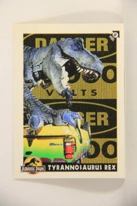 Jurassic Park 1993 Trading Card Sticker #9 Tyrannosaurus Rex ENG Puzzle L007125 - Picture 1 of 2