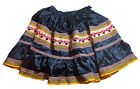 Seminole Native American Patchworkowa spódnica damska vintage ręcznie robiona