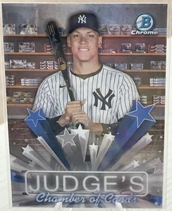 Cámara de cartas Aaron Judge 2025 Bowman cromada Hobby Stars HS-11 NY Yankees - Imagen 1 de 2