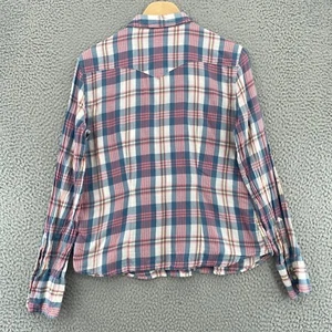Camisa Denim & Supply Ralph Lauren Mujer Grande Azul RL Vaquera A Presión Western - Imagen 1 de 9