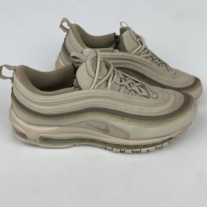 Nike Air Max 97 Mens 11.5 Shoes Beige Cream Khaki Athletic Sneakers GUC FASTSHIP - Picture 1 of 17
