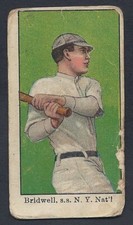 1909 E90-1 American Caramel - AL BRIDWELL - NEW YORK GIANTS- Like T206