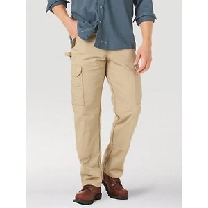 Wrangler | Riggs Workwear Men’s Khaki Lightweight Cargo Pants - Picture 1 of 11