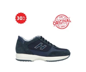 Hogan interactive - sneakers uomo - scarpe di marca - scarpe casual - blu - Foto 1 di 5