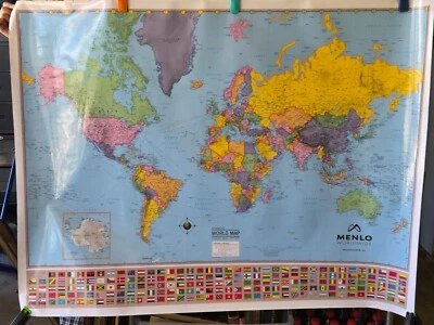 Hammond World Map, Collector Series 49" x 37 1/2" Laminated - Image 1 of 3