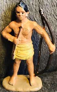 Vintage Figure Indian In The Cupboard Cake Topper Figurine Plastic - Picture 1 of 4