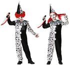 Atosa Costume Clown Grey Halloween Funny Scary Boy And Girl Themed Devil Horror