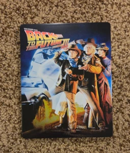 Back to the Future Part III (4K/Blu-ray) - Zavvi Exclusive Steelbook - J-Card - Picture 1 of 3