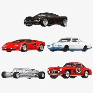 HOT WHEELS JAY LENO'S GARAGENBEHÄLTER VERSIEGELTE SAMMLERBOX (5ER SET) - Bild 1 von 12
