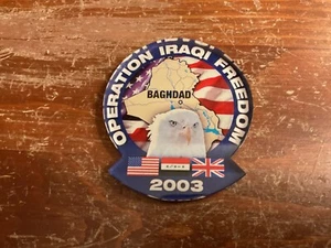 2003 Operation Iraqi Freedom Eagle Magnet - Picture 1 of 4