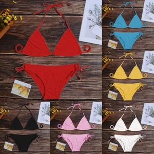 Bikini Set Women Bikini Set Thong Bikini Set Brazilian Swimwear Summer - Picture 1 of 20