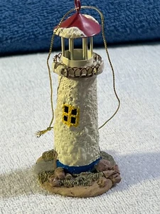 Christmas ornament metal light house PO5860 - Picture 1 of 5