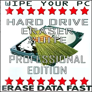 Erase all Data Fast Suite Professional Edition Wipe Format Delete Computer - Picture 1 of 2
