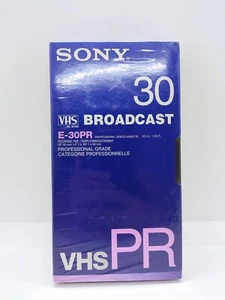 VINTAGE SONY E-30PR VHS Professional Grade VideoCassette - Imagen 1 de 2
