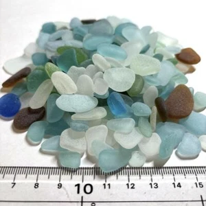 Genuine Sea Glass Small size Mix Color 150g From Japan 21945 - Picture 1 of 2