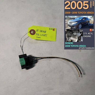 ⭐⭐CONECTOR LUZ ANTINIEBLA PASAJERO DELANTERO DERECHO TOYOTA VENZA 2009-2016 FABRICANTE ORIGINAL⭐⭐ Foto 1 de 2