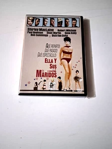DVD "ELLA Y SUS MARIDOS" J LEE THOMPSON SHIRLEY MacLAINE ROBERT MITCHUM PAUL NEW - Imagen 1 de 2