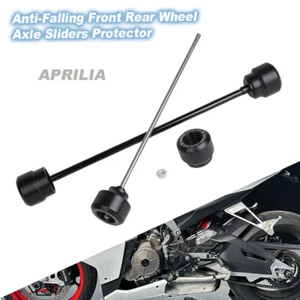 Anti-Falling Front Rear Wheel Axle Sliders Protector For Aprilia RS660 Tuono 660 - Picture 1 of 52