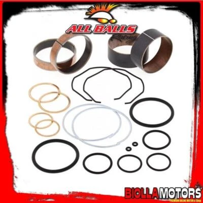38-6010 KIT BOCCOLE-BRONZINE FORCELLA Kawasaki KX125 125cc 2001- ALL BALLS Foto 1 de 4
