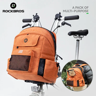 ROCKBROS школьный рюкзак перевозчик 21L складной велосипед домашних животных рюкзак мульти карман CatStorage - Изображение 1 из 4