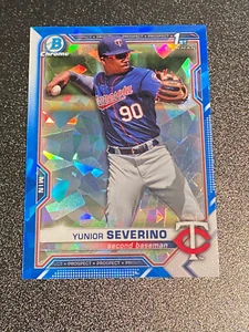 2021 Bowman Chrome Sapphire Prospects #BCP140 Yunior Severino - Picture 1 of 2