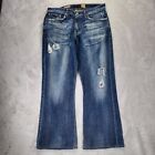 Adriano Goldschmied Jeans Mens 34x32 The Fillmore Boot Cut Distressed Denim USA