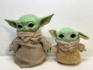 Baby Yoda Grogu 12" peluche sacchetto fagioli Mandalorian Mattel 2021 set di 2 - Foto 1 di 20