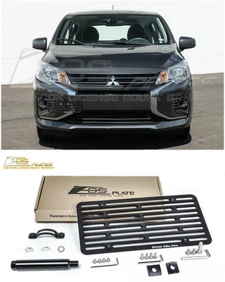 For 14-24 Mitsubishi Mirage | EOS Plate Full Sized Front Tow Hook License Mount - Image 1 of 4