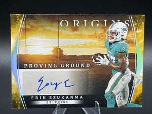 2023 Panini Origins Erik Ezukanma #PGS-EE Proving Ground Auto Gold /10 - Picture 1 of 3