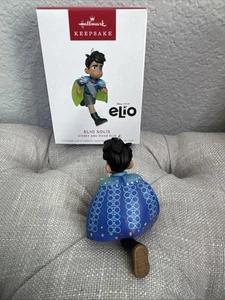 Hallmark 2025 Elio Solis Disney Pixar Movie Christmas Ornament Cape - Picture 1 of 6